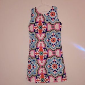 Colorful spring church dress